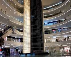 The mall has seven floors in which you can shop at about 350 stores of national and international brands The mall has seven floors in which you can shop at about 350 stores of national and international brands.